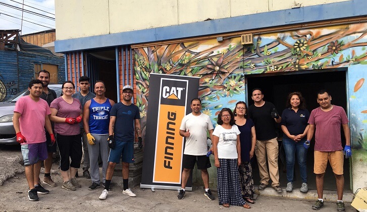 Voluntarios de Finning “Manos a la Obra” en Centro de Acogida 